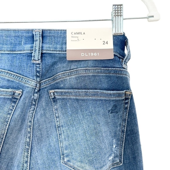 NWT DL1961 Camilla Low Rise Skinny Jean Size 24 - Picture 5 of 7
